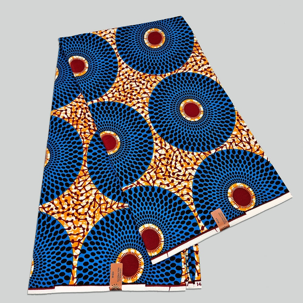 African Ankara Print - Gerçek Hollanda balmumu baskılı kumaş, Ankara
