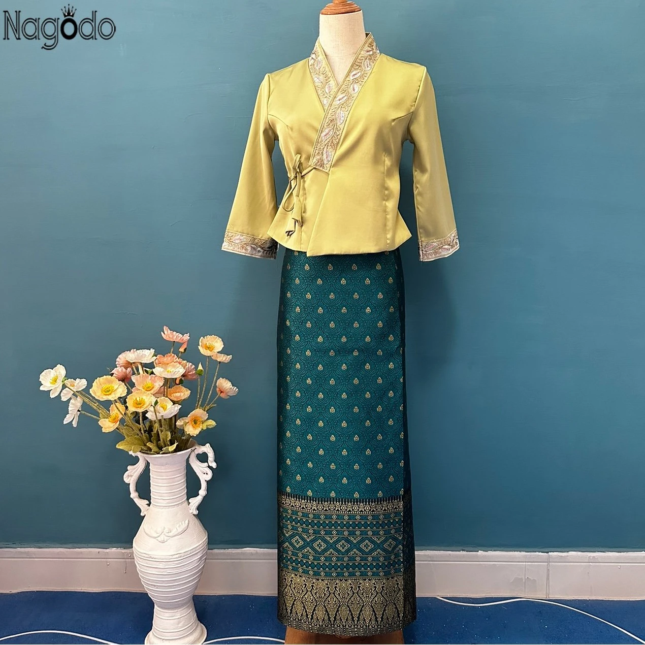 Batik Sarong Wrap - 2023 Yaz Geleneksel Dai Etnik Tay