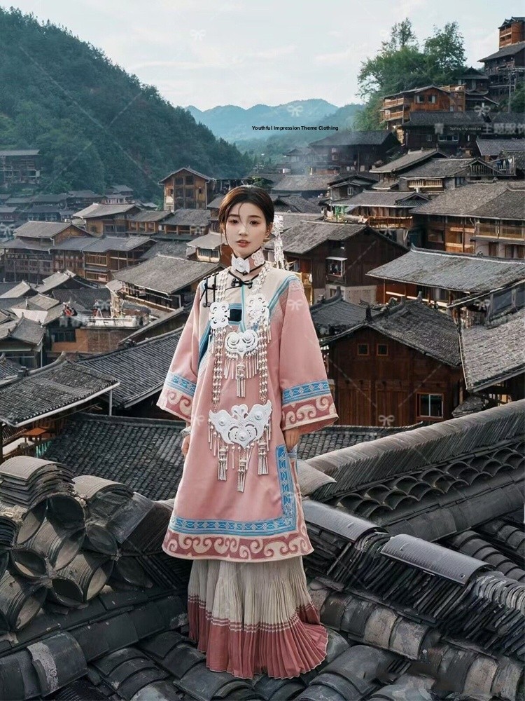 Ethnic Fashion Shoot - Kız Çocukları İçin Pembe Etnik Tarz