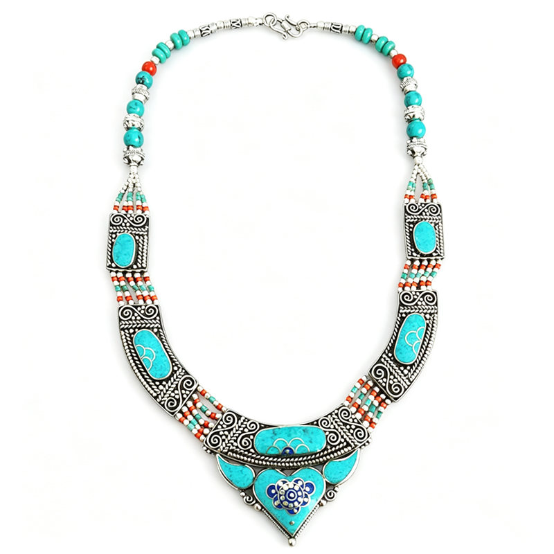 Ethnic Fashion Com - BOHO Vintage Kolye Koleksiyonu Bakır Kakma