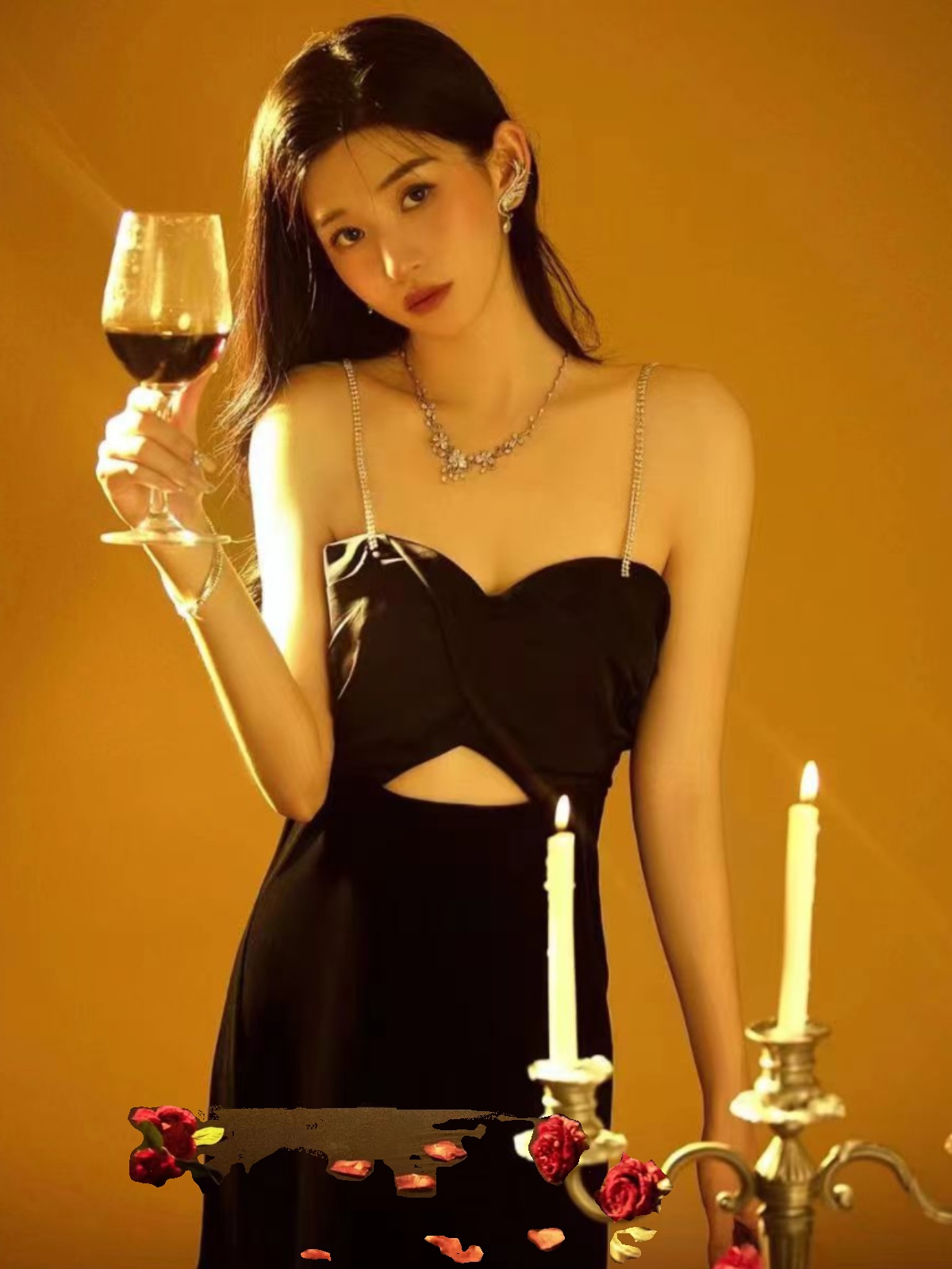 Ethnic Fashion Shoot - Seksi Sırtı Açık Askılı Elbise Fotoğraf