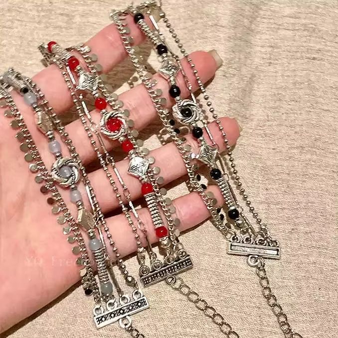 Ethnic Fashion Shoot - Boho Etnik Çok Katmanlı Bileklik Günlük