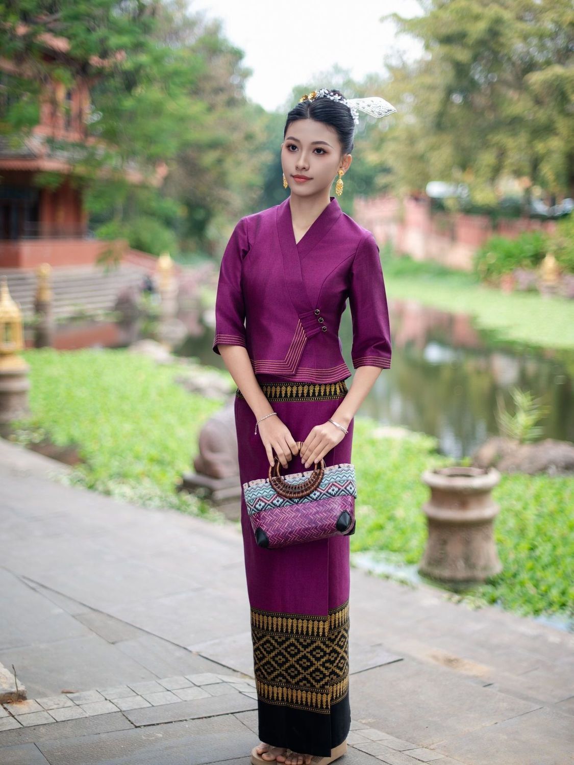 2 adet Tayland Myanmar Uzun gy - Batik Sarong Wrap incelemesi ve fiyatı