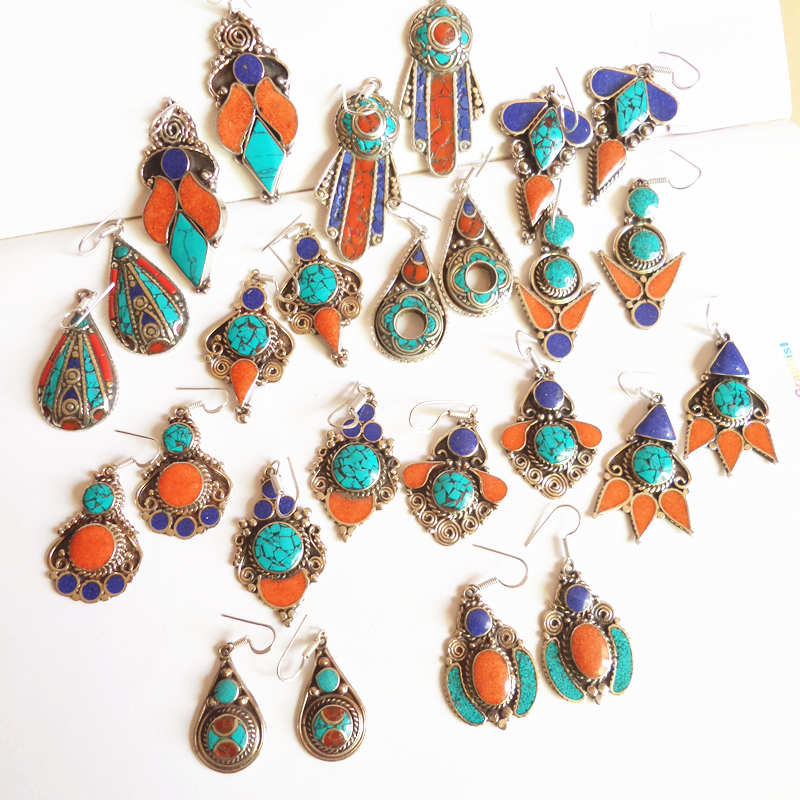 E007 Hint Vintage El Küpe Çift - Ethnic Fashion Com incelemesi ve fiyatı