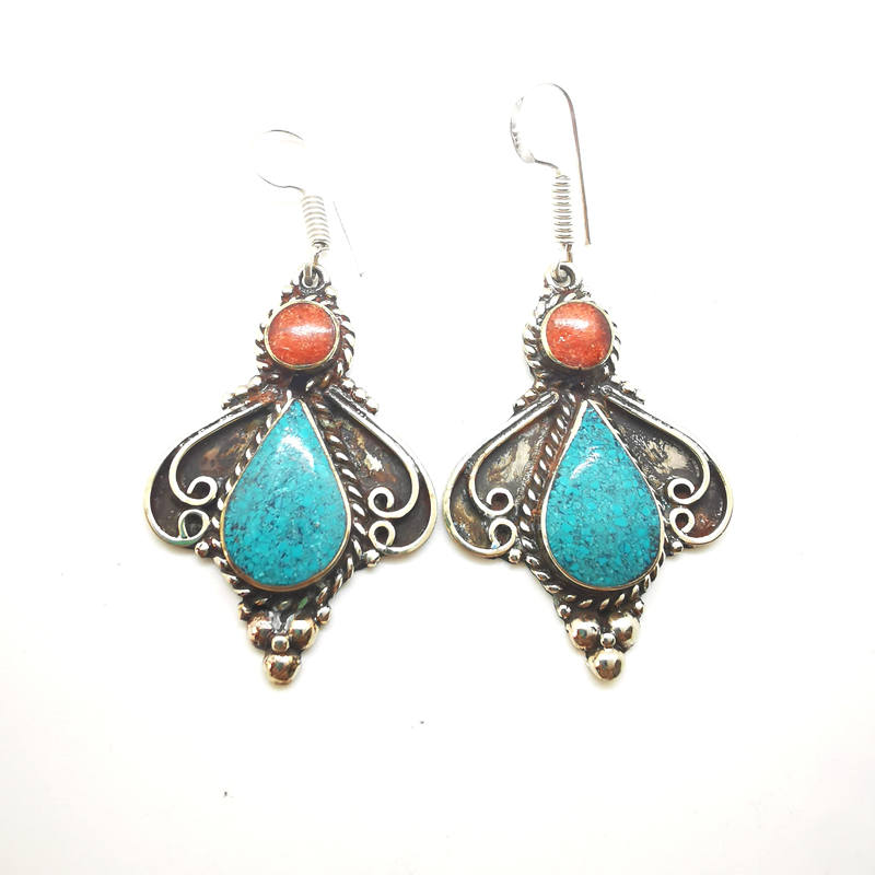 E007 Hint Vintage El Küpe Çift - Ethnic Fashion Com incelemesi ve fiyatı