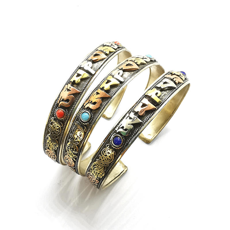 Tibet Mantras muska açık manşe - Ethnic Fashion Com incelemesi ve fiyatı