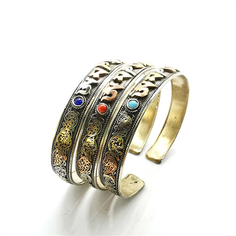 Tibet Mantras muska açık manşe - Ethnic Fashion Com incelemesi ve fiyatı
