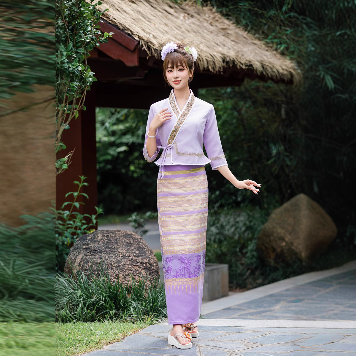 Tayland Myanmar kadın Dai giyi - Batik Sarong Wrap incelemesi ve fiyatı