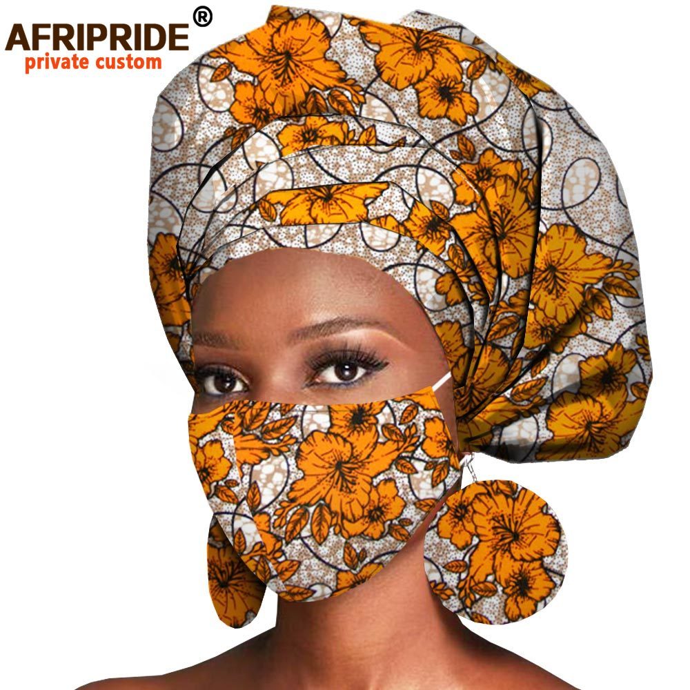 Afrika Headwrap Küpe saç akses - African Ankara Print incelemesi ve fiyatı