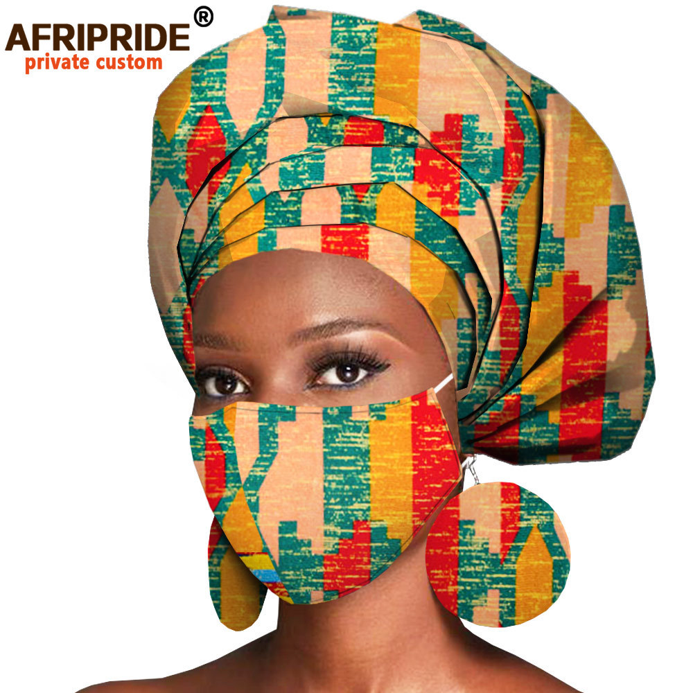 Afrika Headwrap Küpe saç akses - African Ankara Print incelemesi ve fiyatı
